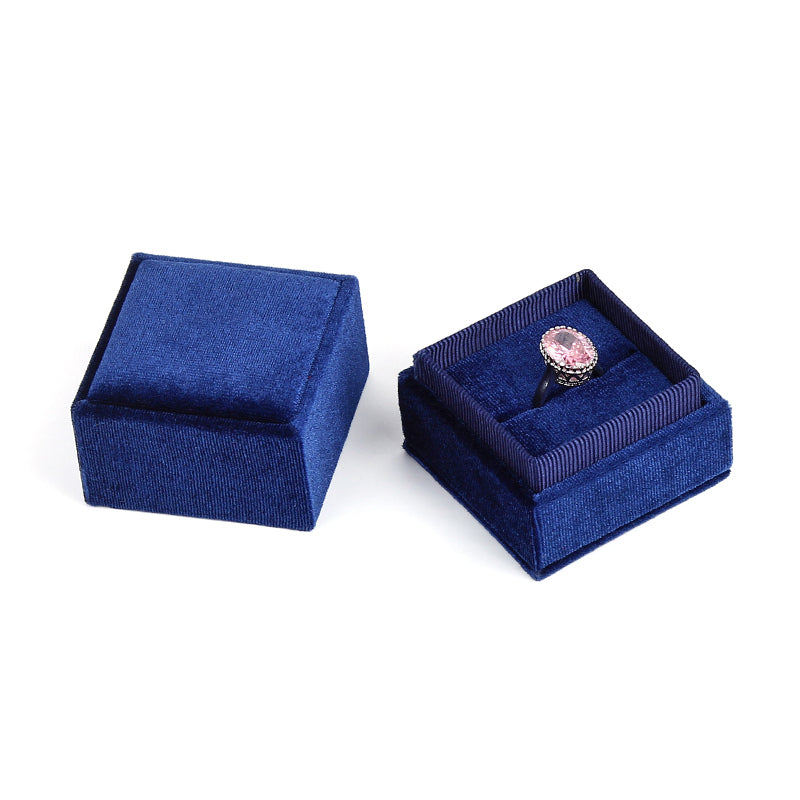 High Grade Ribbon Flannelette Jewelry Gift Box