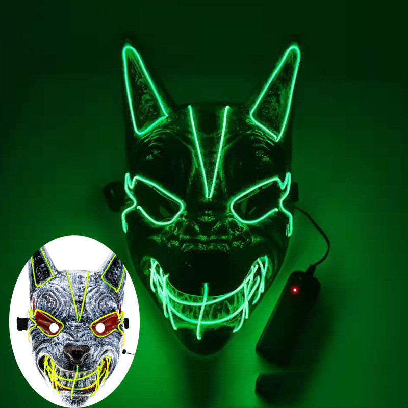 New Halloween LED Streamer Full Face Masks For Men And Women