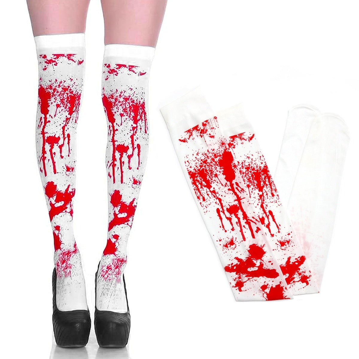 Halloween Gloves Horror Atmosphere Decorative Blood Gloves