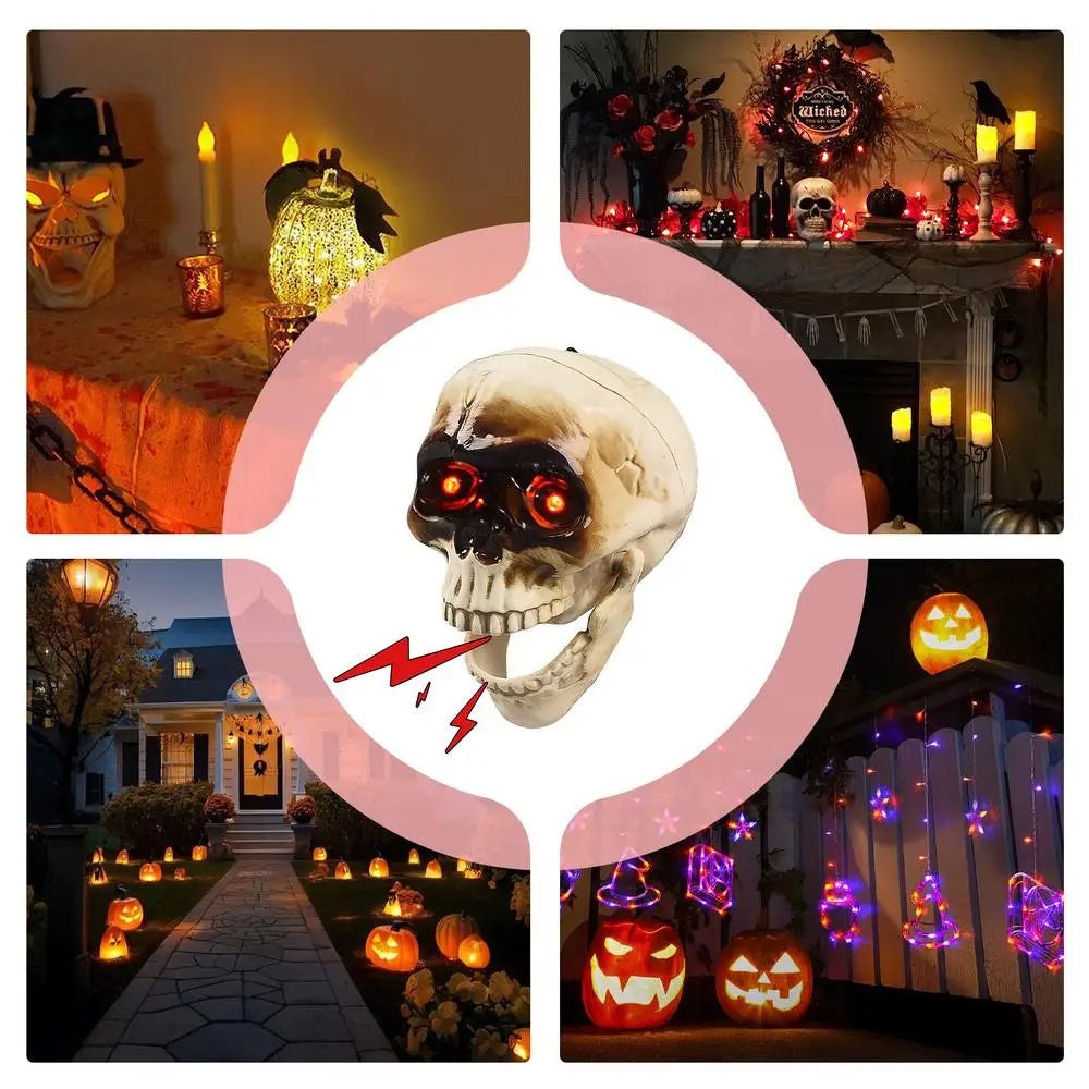 Animated Floating Skeleton Decorations Realistic Halloween