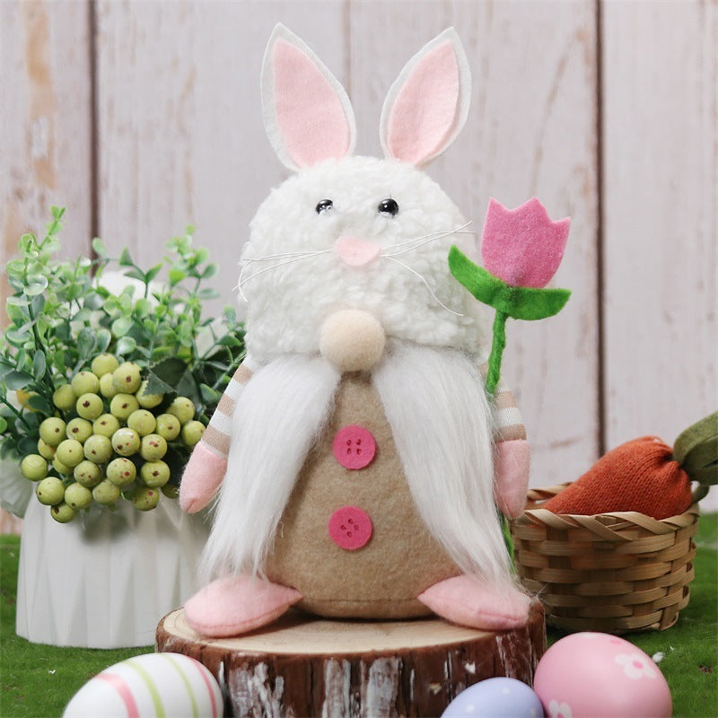 Easter Bunny Doll Presents A Holiday Ornament Gift