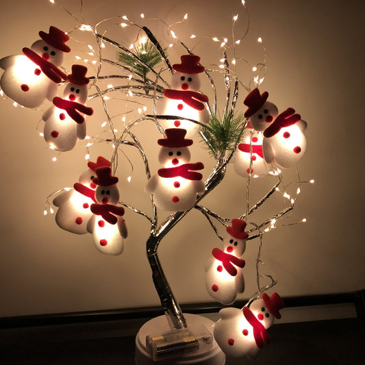 Christmas Decoration Snowman LED String Lights Garland