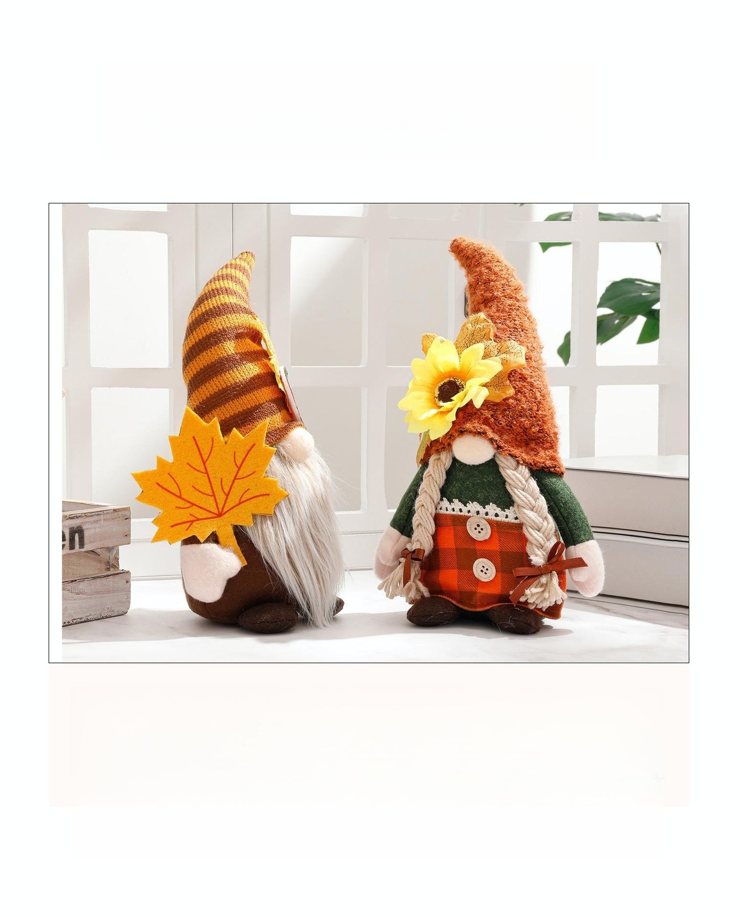 New Harvest Festival Sunflower Rudolf Thanksgiving Day Faceless Doll