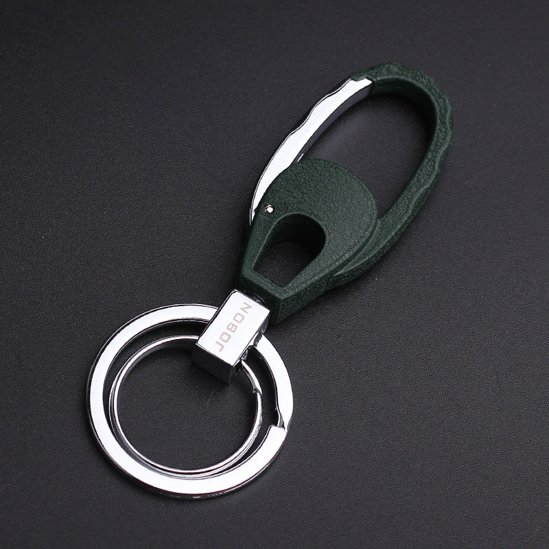 Keychain Boxed Key Case For Men Metal Hanging Buckle Enterprise Gift Pendant
