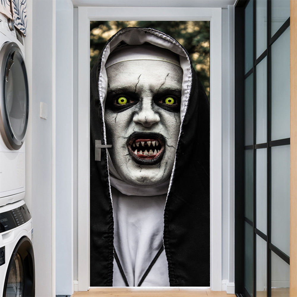 Hot Selling Halloween Ghost Door Stickers