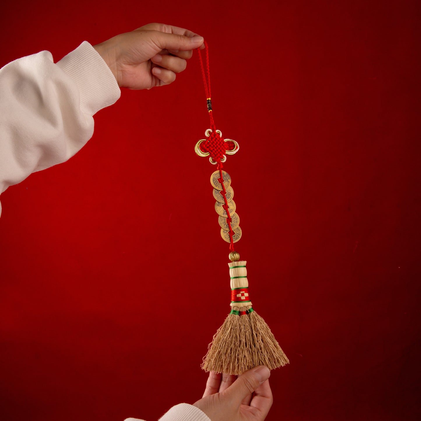 Wedding Housewarming Newborn New Year Spring Festival Broom Pendant