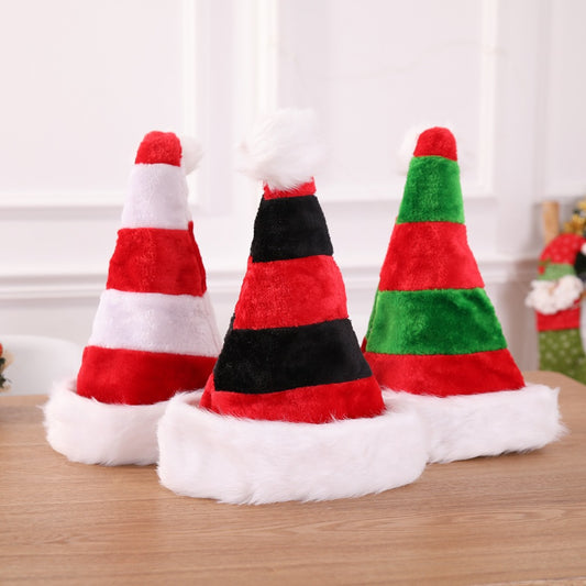 Fashion Double-layer Plush Christmas Decoration Hat
