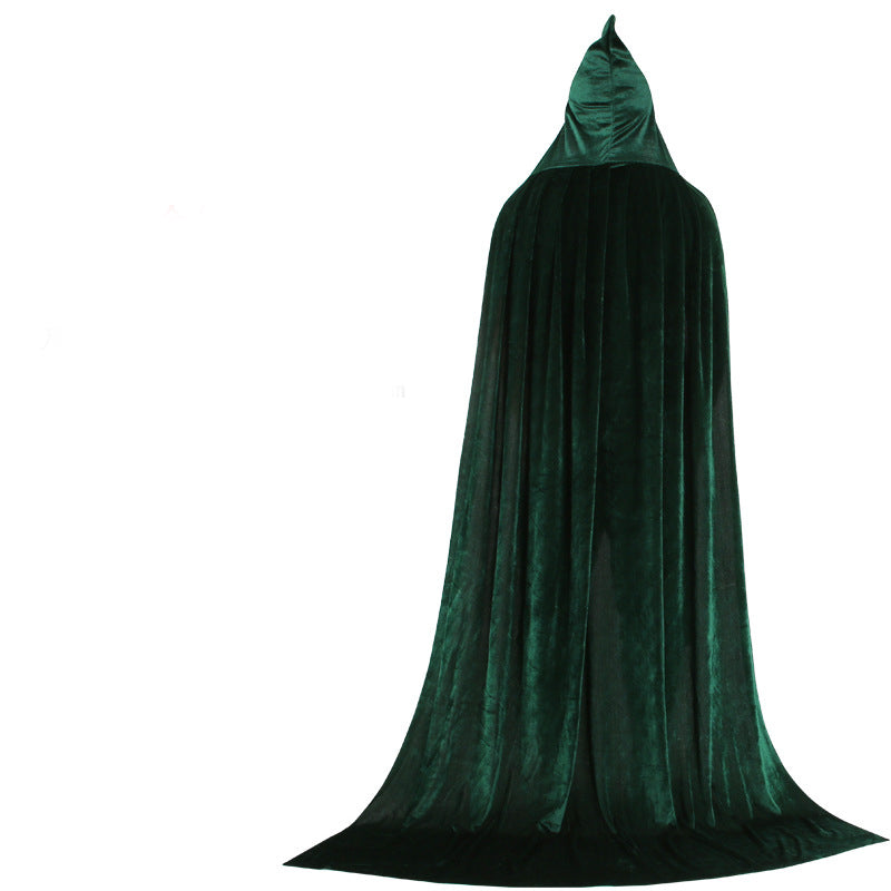 Child Halloween Golden Velvet Multicolor Cloak