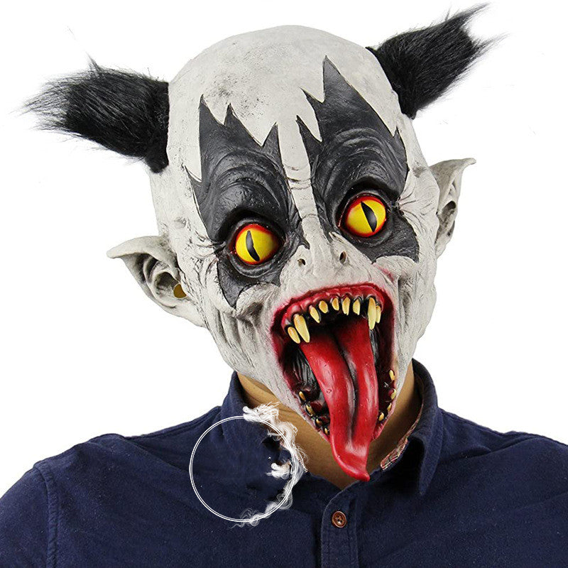 Spoofing horror headgear for Halloween