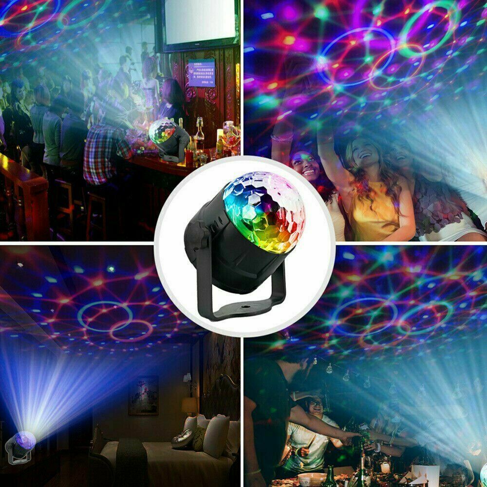 Disco Party Lights Strobe LED DJ Ball Sound