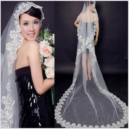 The bride wedding veil wedding wedding headdress accessories