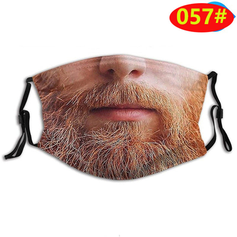 3D Stereo Simulation Human Half Face Creative Spoof Mask