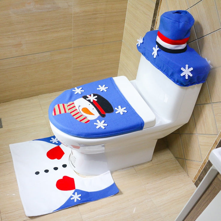 Christmas Toilet Seat Cover