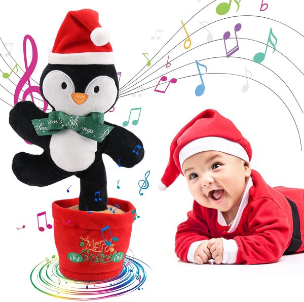 Dancing Christmas Toys Funny Tree Repeat Talking  Electronic Plush Toys