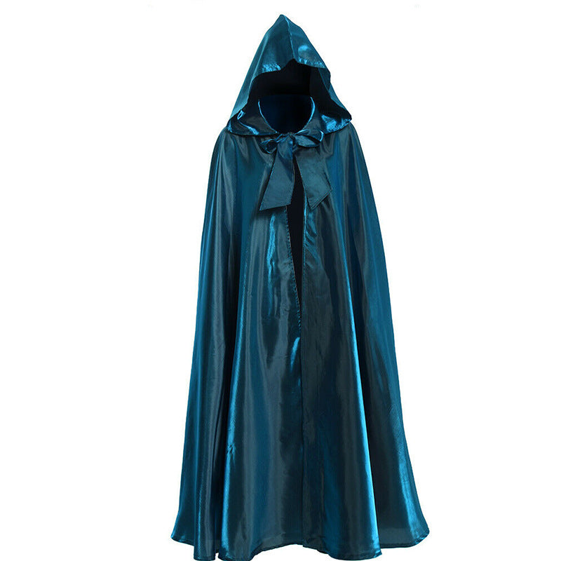 Halloween Costume Medieval Cloak Wizarding Robe