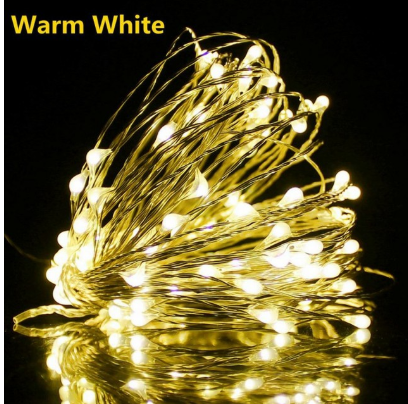 Copper Wire Light Button Battery Box Led Copper Wire Lighting Chain Indoor Decorative Light Small String Holiday Christmas Lights Hot