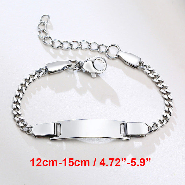 Baby Stainless Steel Personalized Family Gift Adjustable Jewelry