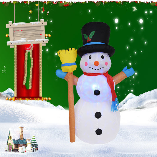 LED Light Inflatable Model Christmas Snowman Dolls