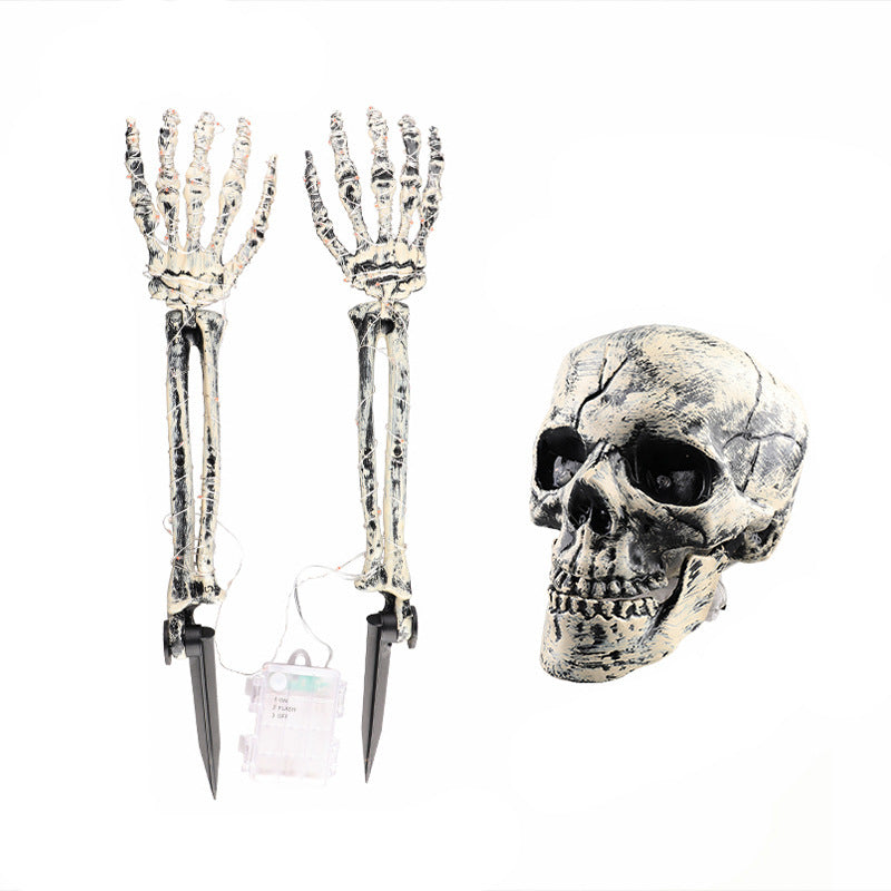 Halloween LED Light Up Skeleton Arm Hand Halloween