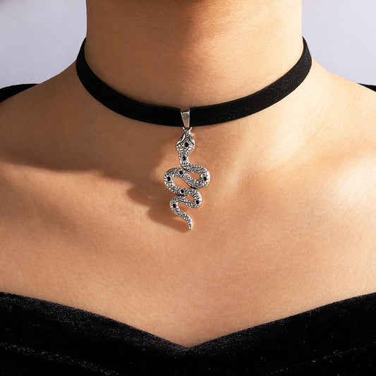 Snake Cobra Chokers Witchy Gothic Grunge Collar For Gift