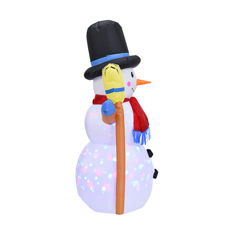 LED Light Inflatable Model Christmas Snowman Dolls