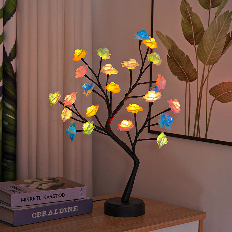 LED Rose Tree Light Christmas Tree Lamp