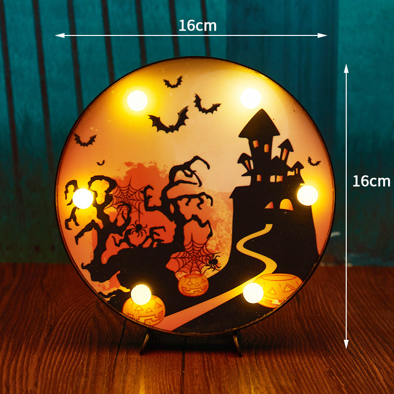 Halloween Decoration LED Light Pumpkin Ladybug Bat Head