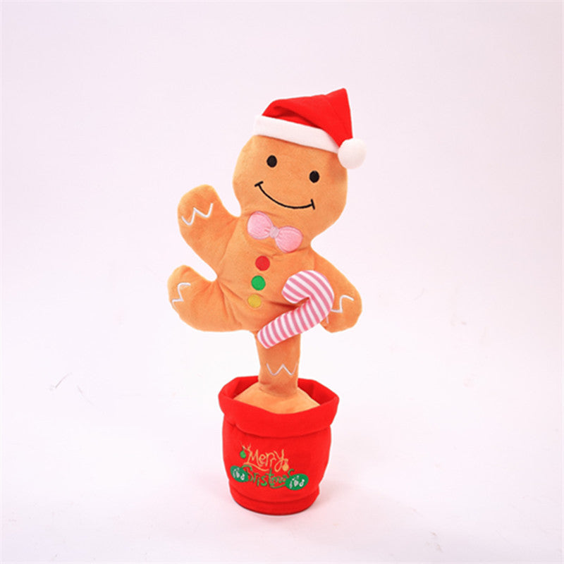 Dancing Christmas Toys Funny Tree Repeat Talking  Electronic Plush Toys