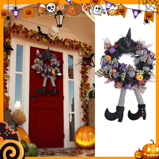 Halloween Door Hanging Wreath Supplies Decoration