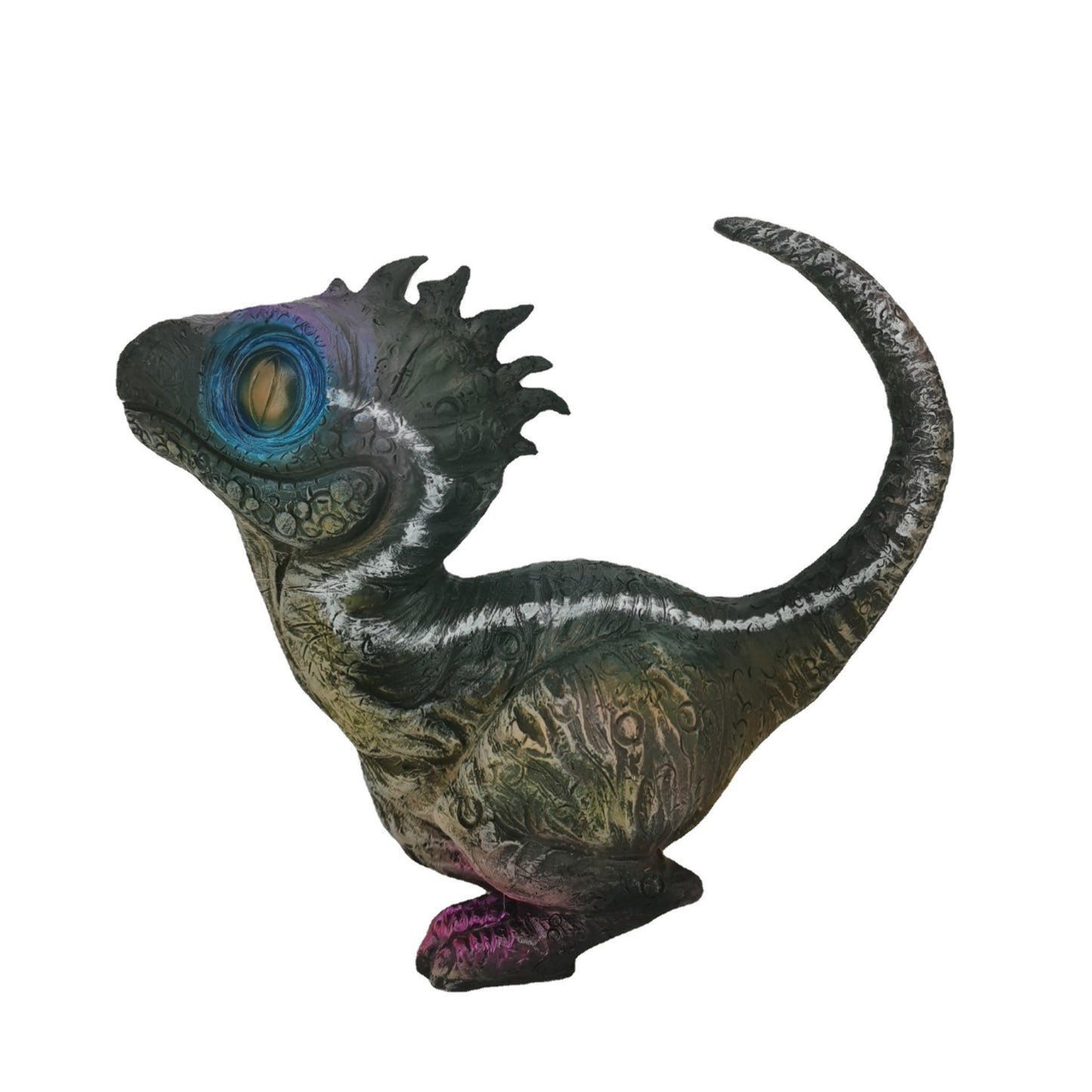 Cute Dinosaur Garden Statues Resin Velociraptor Ornament