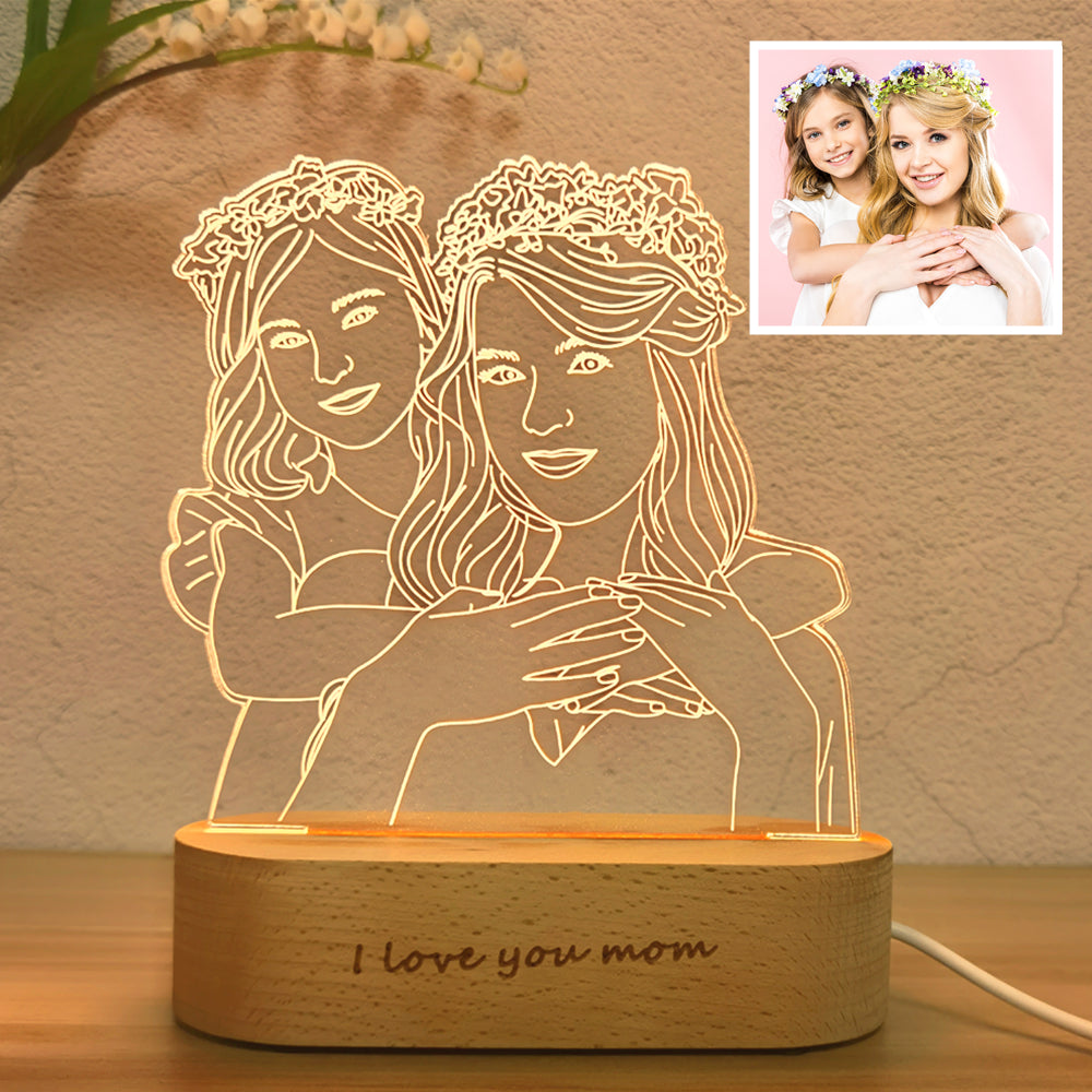 Gift Usb Atmosphere Student Gift Message Board 3d Night Light