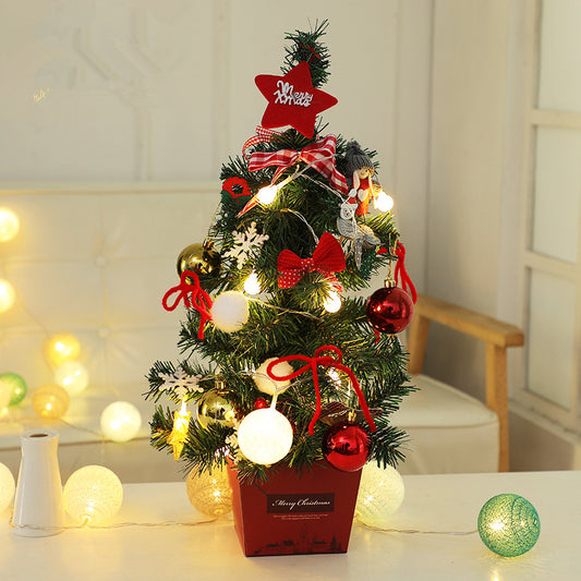 Golden Red Christmas Tree Package