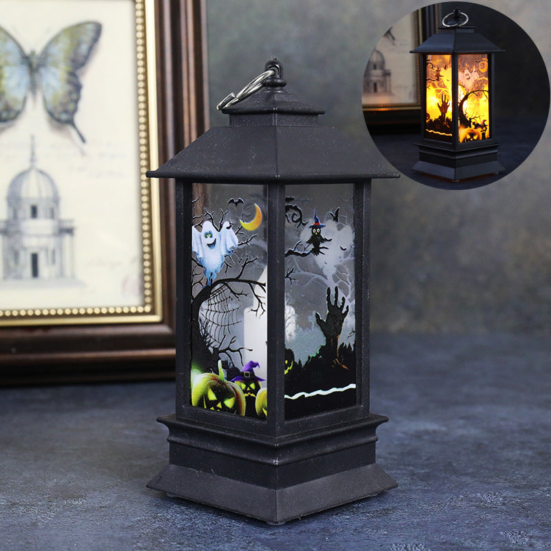 Creative Halloween Simulation Flame Lamp Ornaments