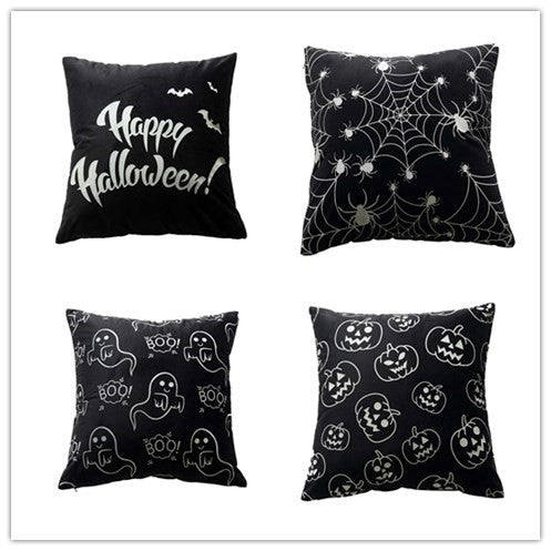 Explosive Halloween Picture Cushion Without Pillow