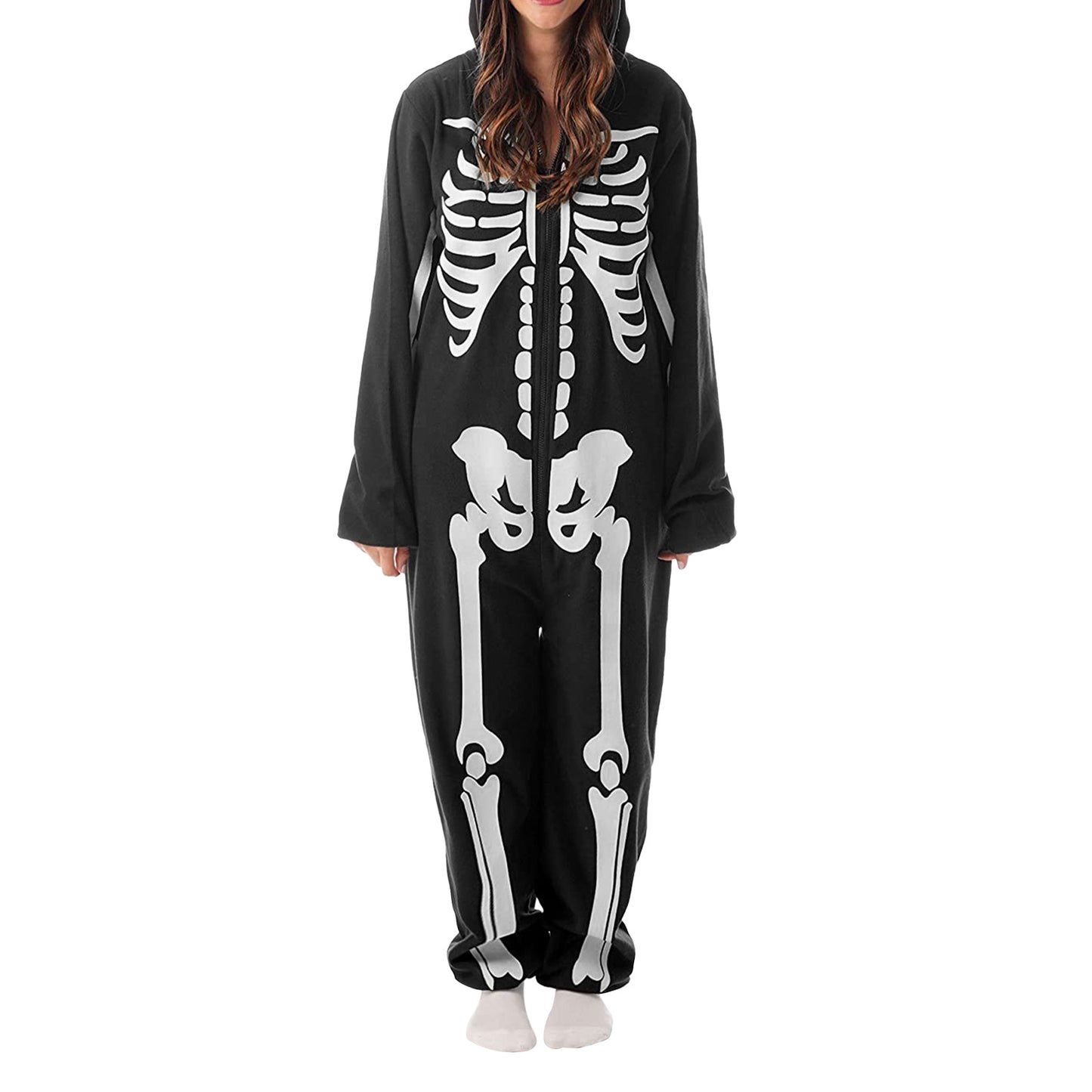 Halloween Parent Child Suit Printed Home Wear Pajamas One Piece Suit