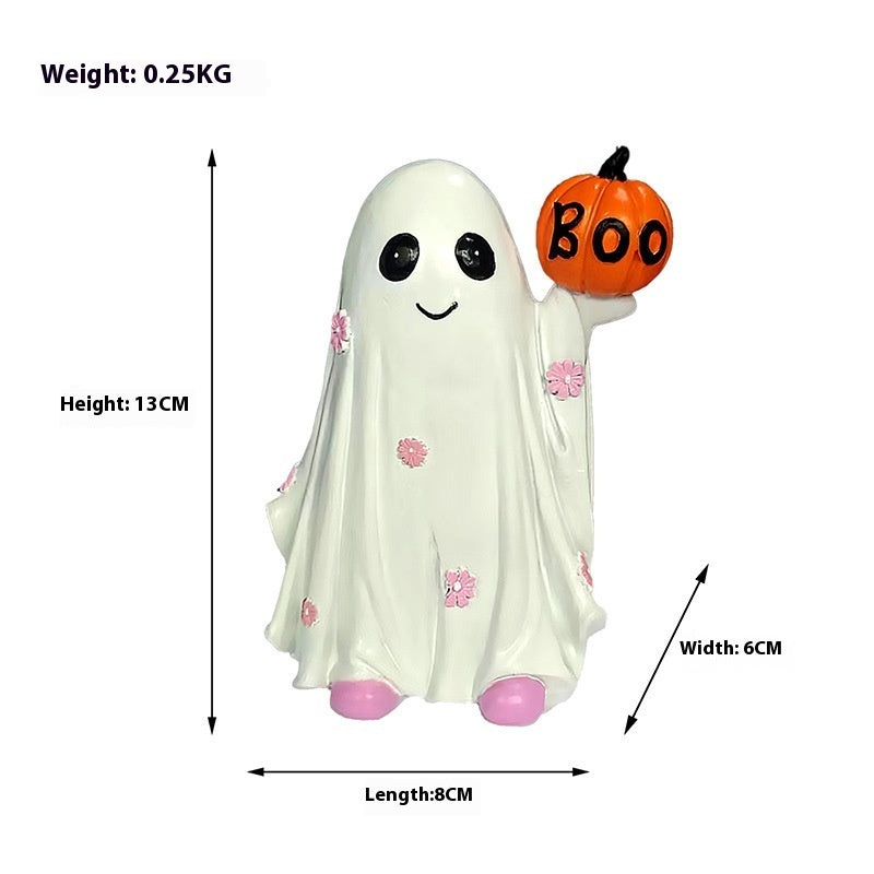 Halloween Decorations Cute Ghost Desktop Ornaments