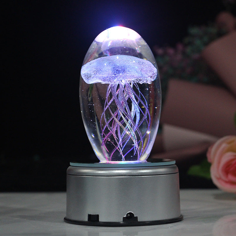 Creative Gift Romantic Jellyfish Music Box Gift Decoration