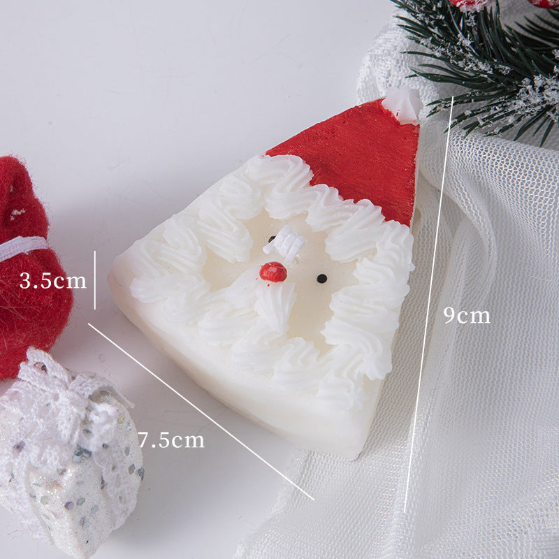 Santa Claus Decorative Cake Candle Aromatherapy Christmas