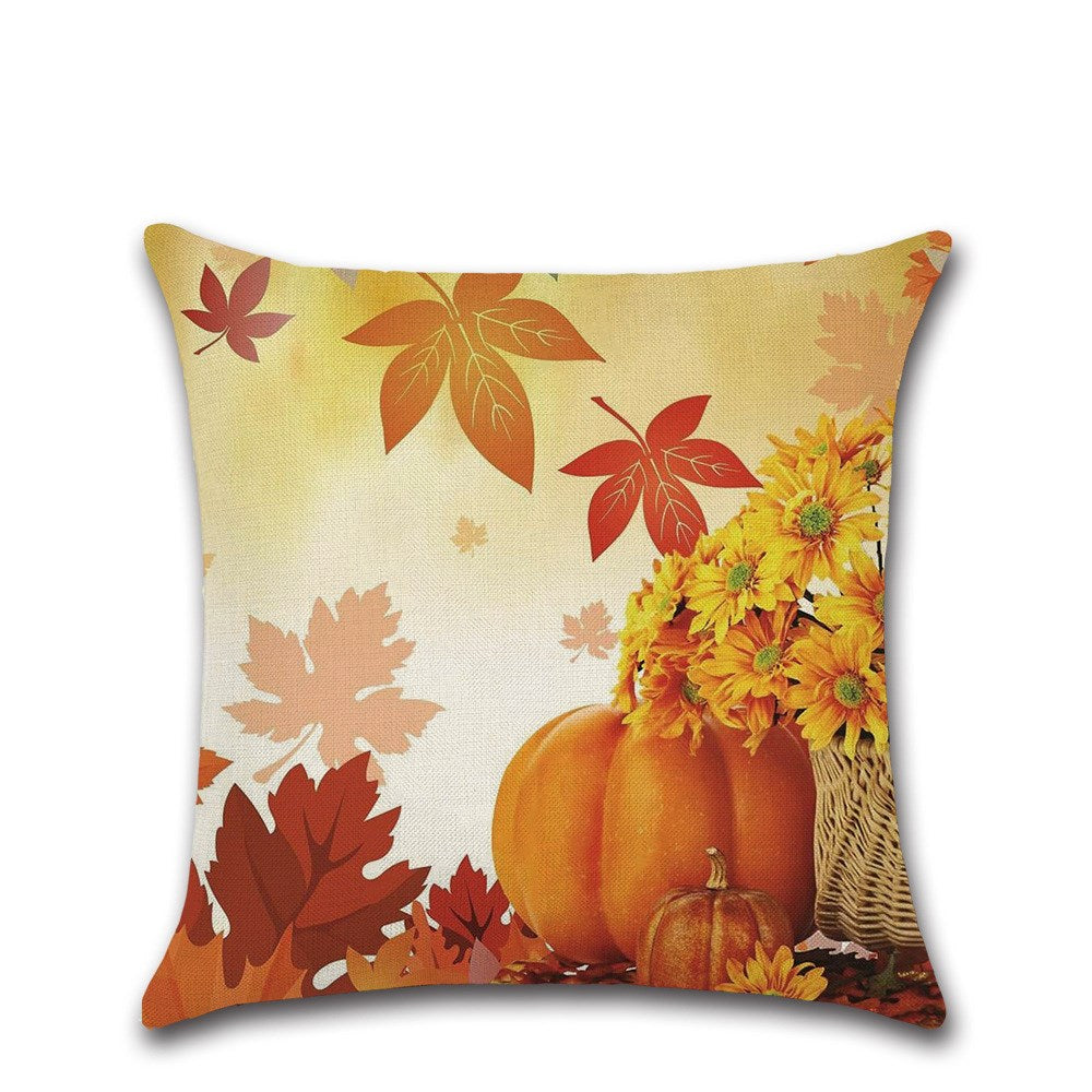 Thanksgiving theme pillowcase cushion cover