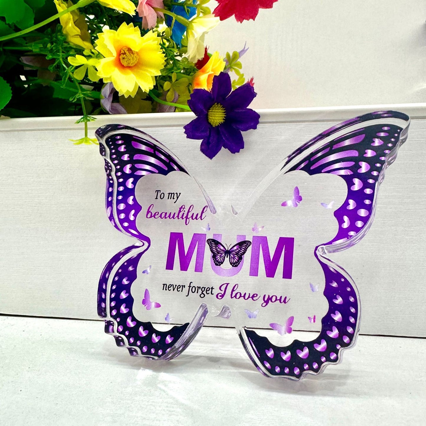 Mother's Day Gifts For Mom Gift Butterfly-Shaped Acrylic