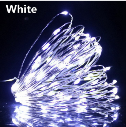 Copper Wire Light Button Battery Box Led Copper Wire Lighting Chain Indoor Decorative Light Small String Holiday Christmas Lights Hot