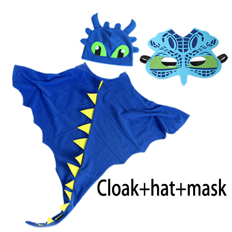 Children's Dinosaur Performance Cape Hat Halloween