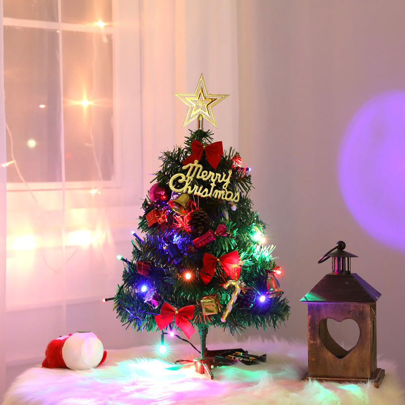 Mini Christmas Tree With Lights Small Accessories Bow Bells