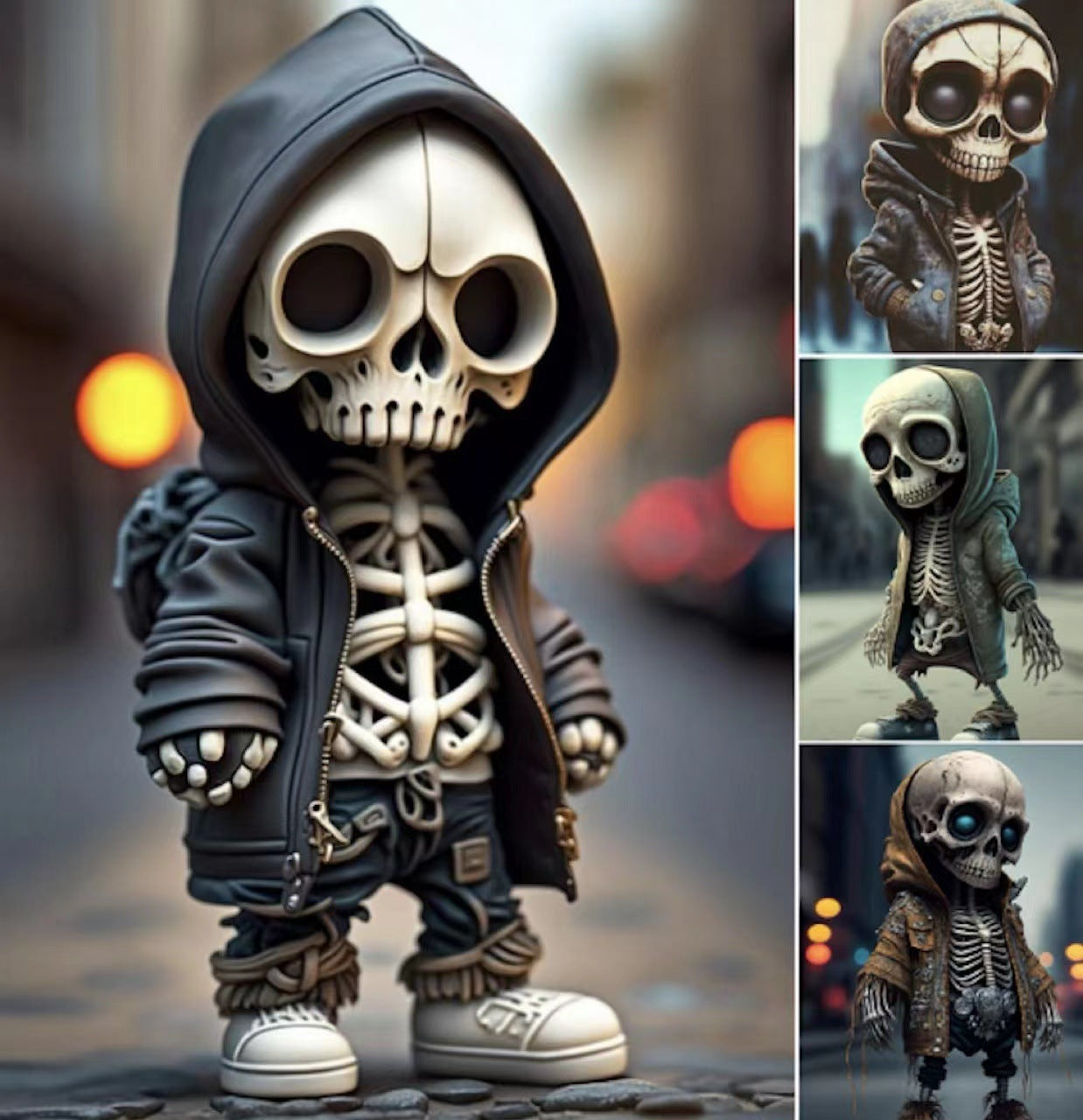 Halloween Cool Skeleton Figurines Halloween Skeleton Doll