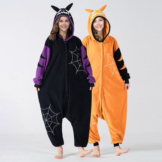 Wholesale Halloween Devil's Son One-piece Pajamas Cosplay Festival Costume Hooded Cute Home