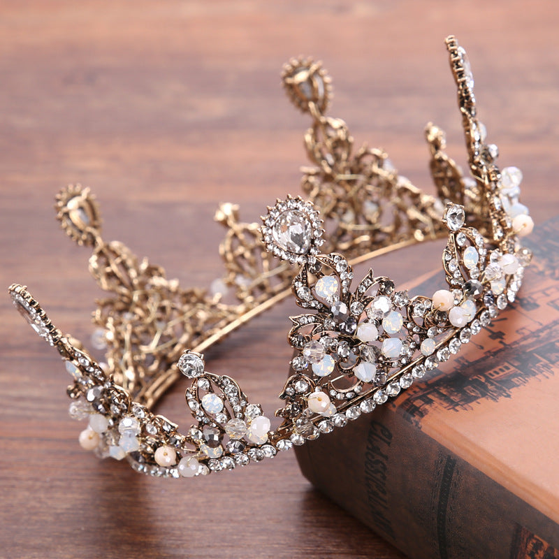 Wedding Accessories Rhinestone Alloy Retro  Headband Wedding Jewelry Crown