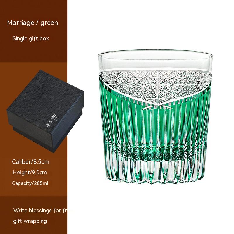 Wine Glass Gift Box Couple Gift Cup Crystal Glass Whiskey Glass