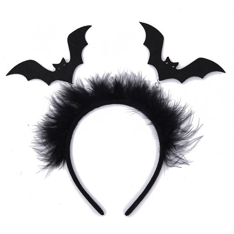 Halloween Black Bat Funny Headband