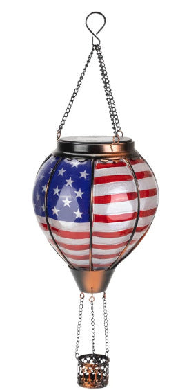 Christmas Solar Hot Air Balloon Lantern Outdoor Decoration