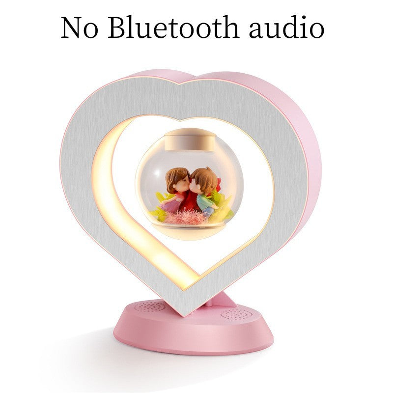 Valentines Day Gift Heart Floating Table LED Night Light